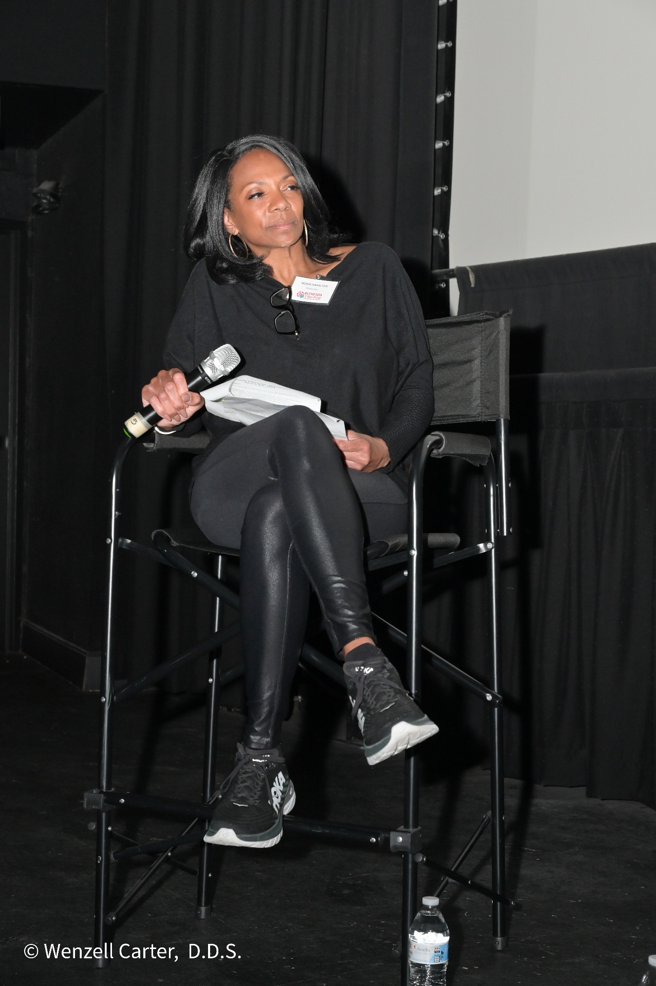 Robin at the Bethesda Film Festival