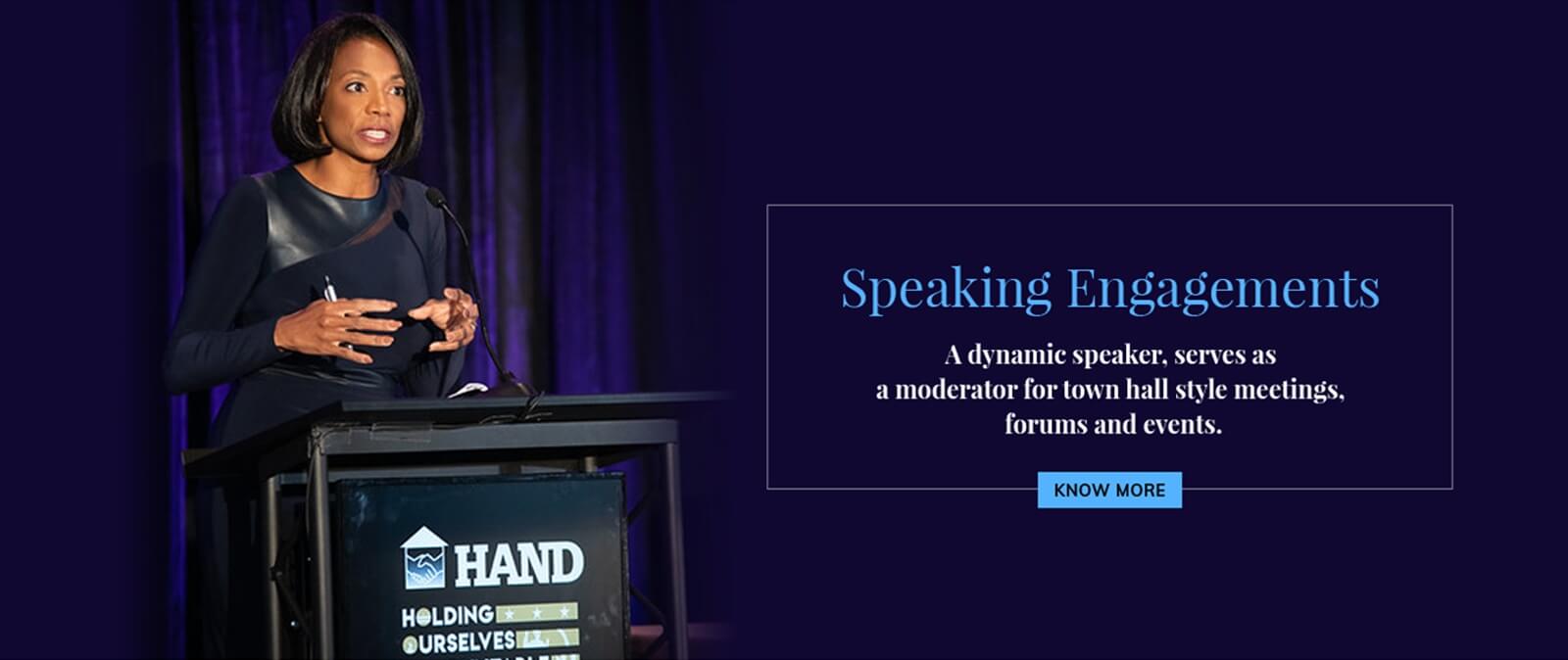 speaking engagements