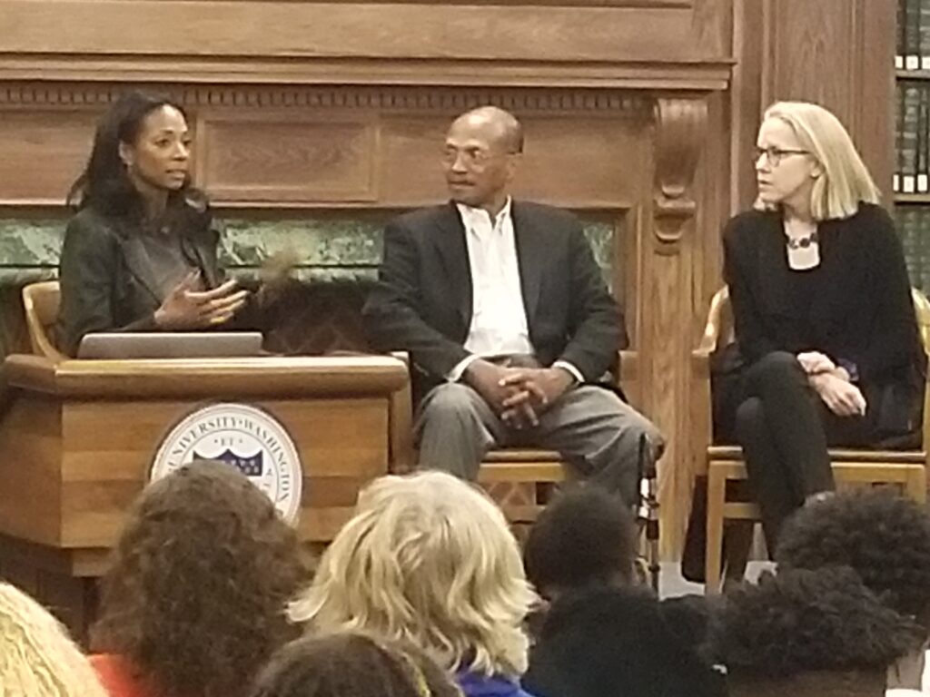 MCT Robin speaking at Howard Univ with Gibbs and Quigley